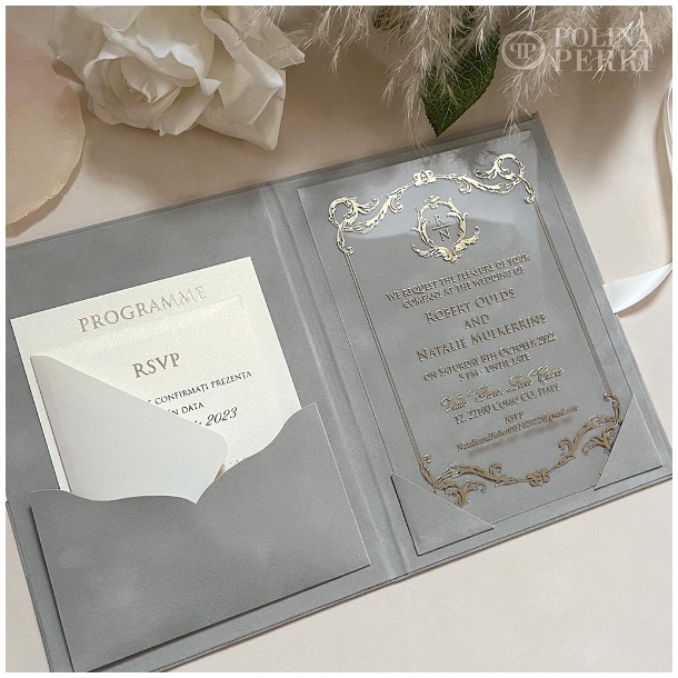 folio suede wedding invitations us