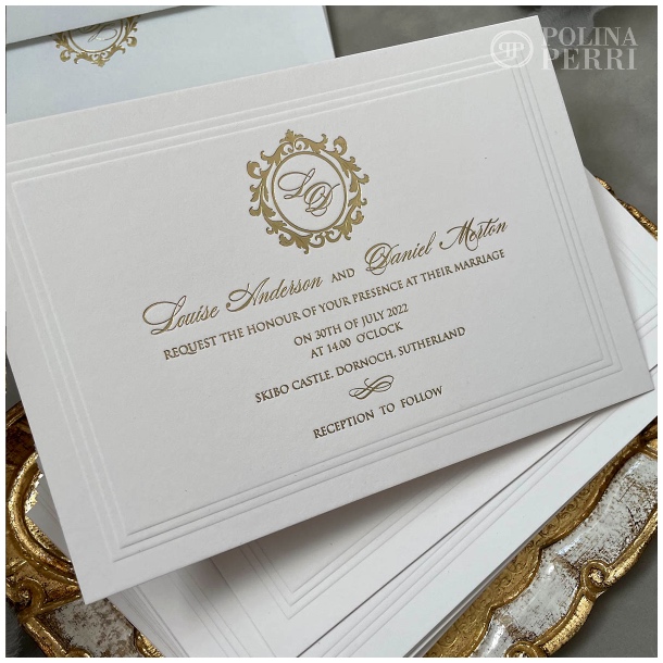 border wedding invitations