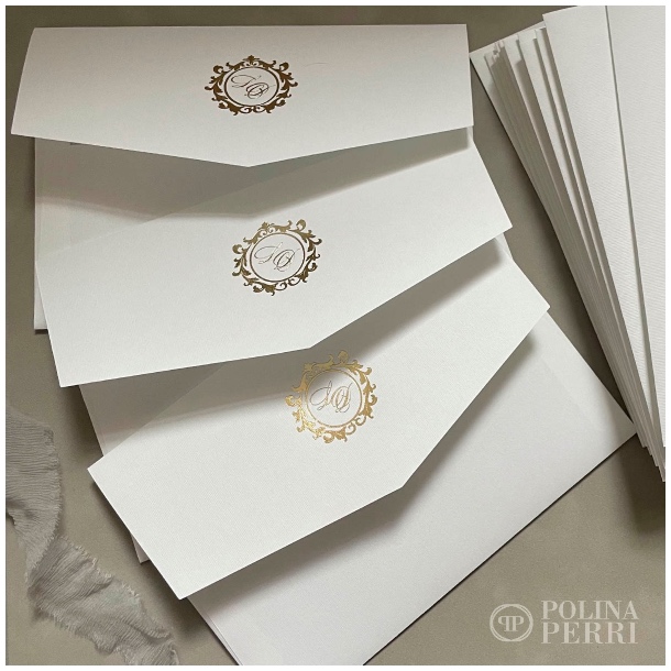 luxury wedding envelope