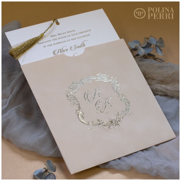 ivory wedding invitations luxury