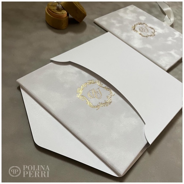 white velvet wedding invitations us