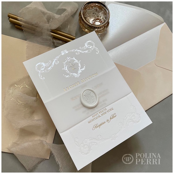 Luxurious Foil Press Wedding Invitations US
