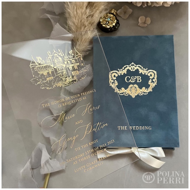 Luxury invitations in boxes