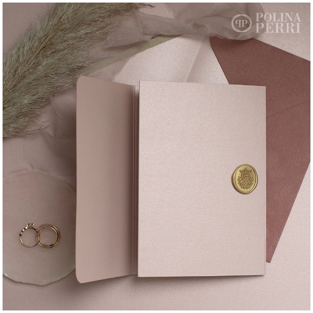 luxury wedding invitations pocket fold