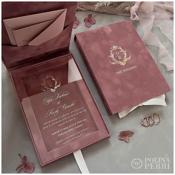 luxury boxed wedding invitations us